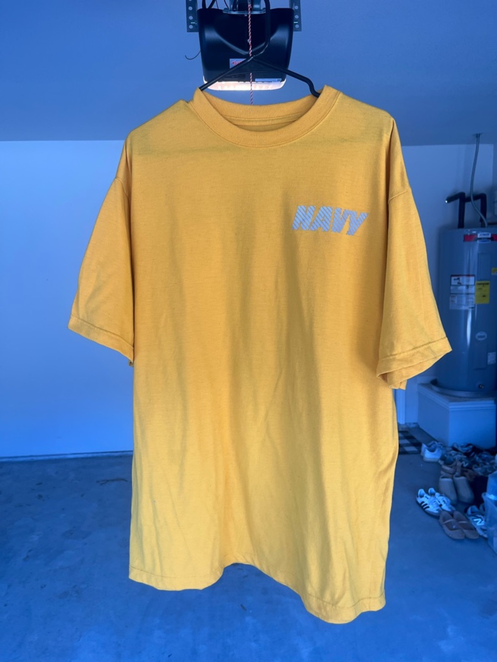SOFFE Official U.S. NAVY Military PT Yellow Reflective T-Shirt Men’s Size XL